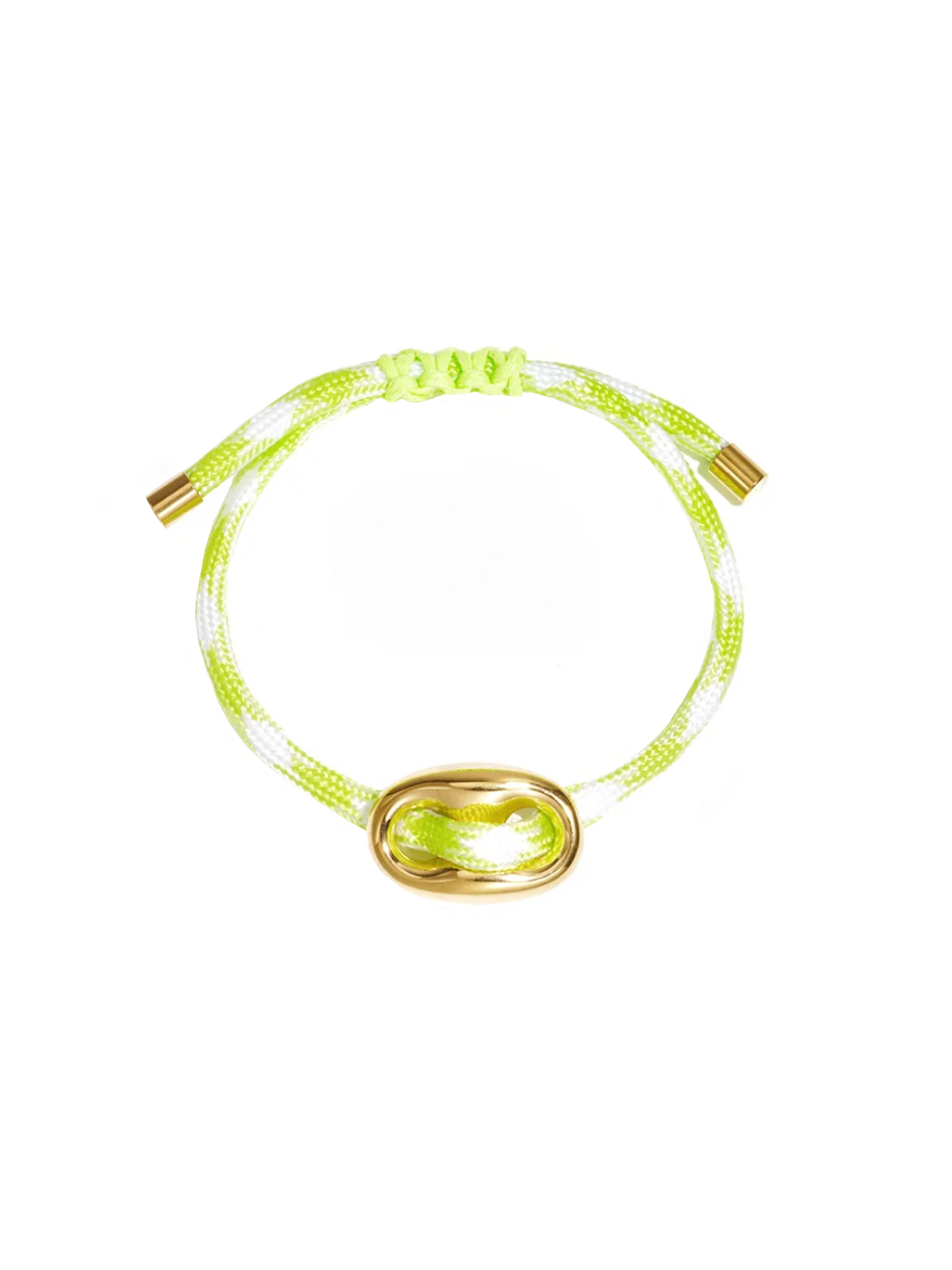 Armband Kiki Neon Green - Goud