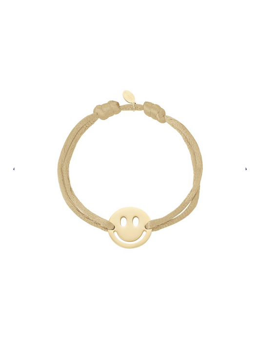 Armband Color Smiley - Beige