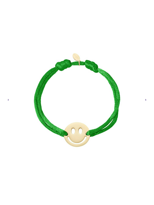 Armband Color Smiley - Groen