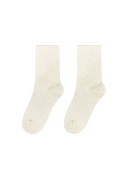 Glitter Sokken Set - Beige