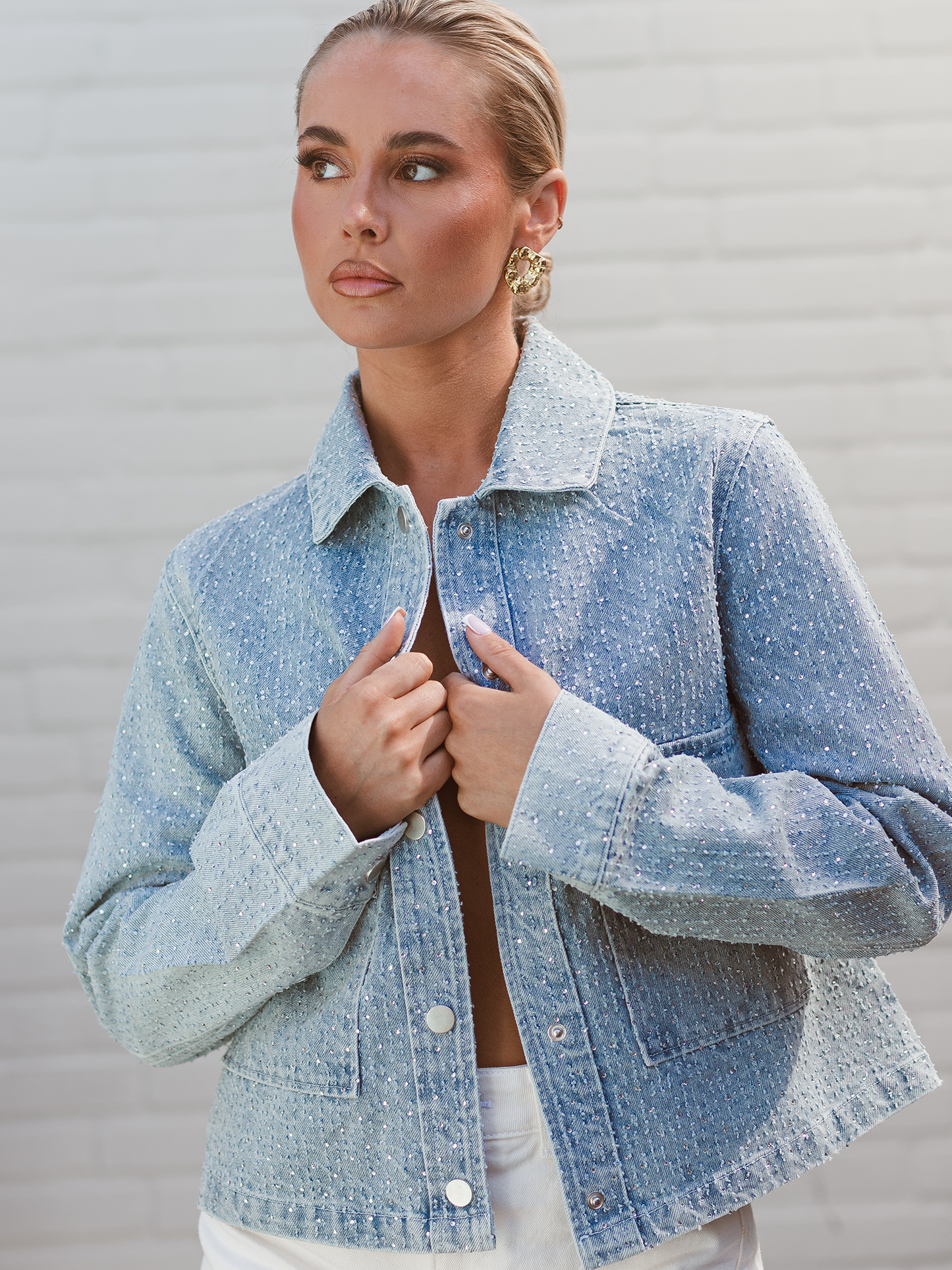 Jacket Sparkle Denim - Blue