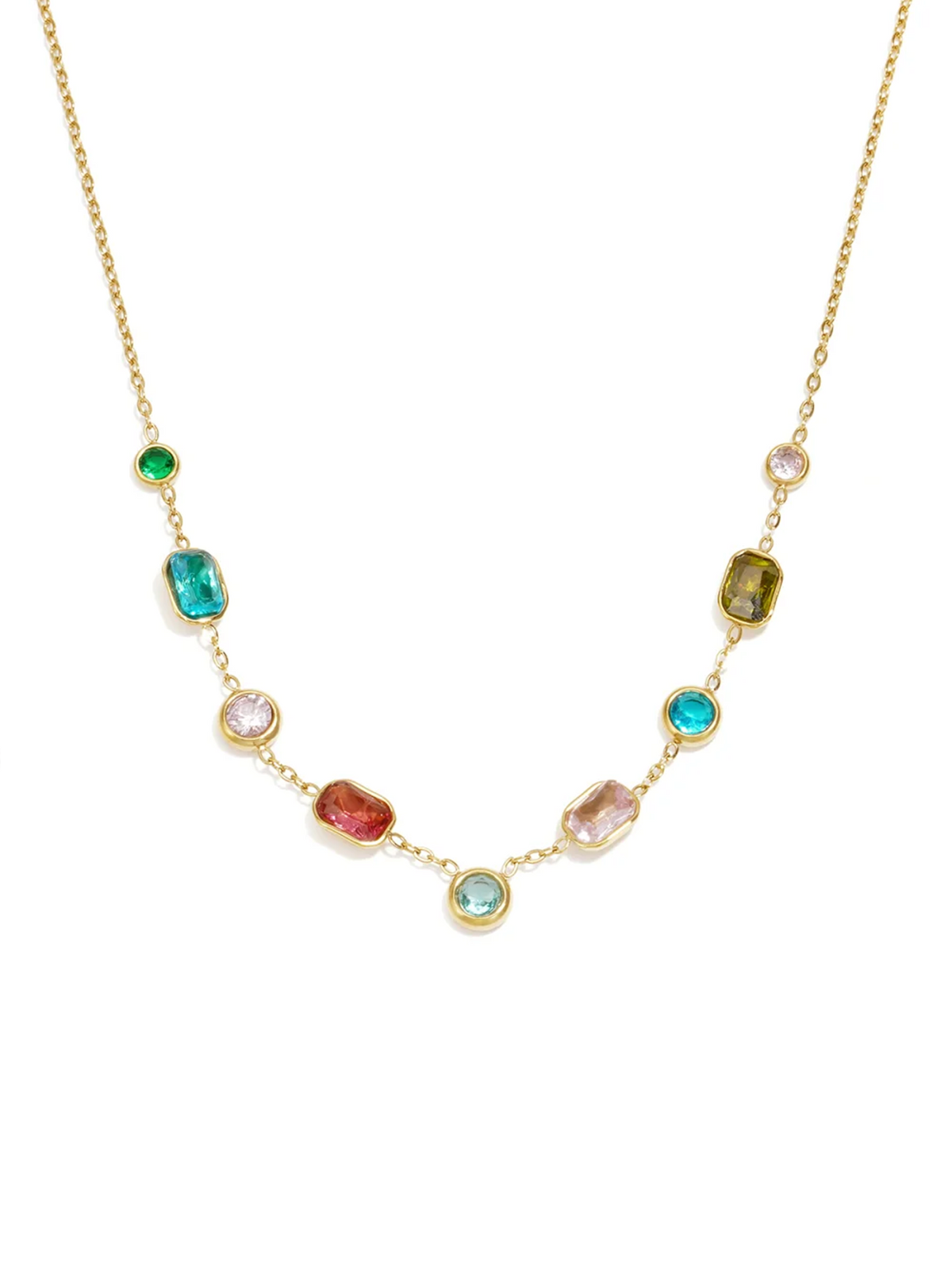 Ketting Aniek Diamant Colour - Goud