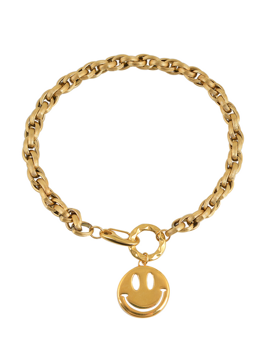 Ketting Fay Smiley - Goud