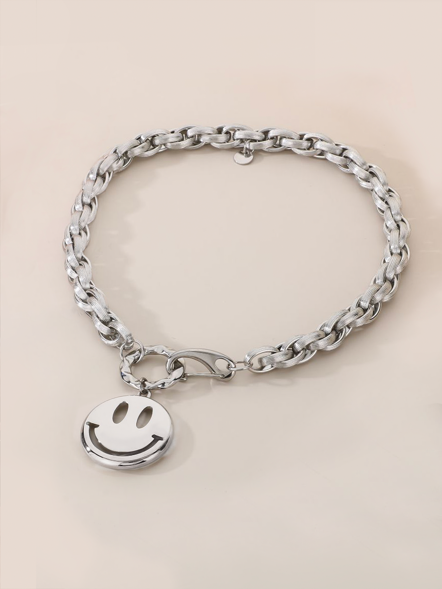 Ketting Fay Smiley - Zilver
