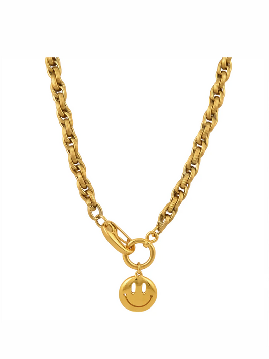 Ketting Fay Smiley Mini - Goud