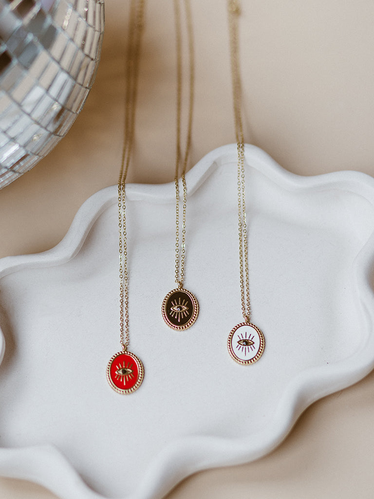 Ketting Zegel Zwart - Goud