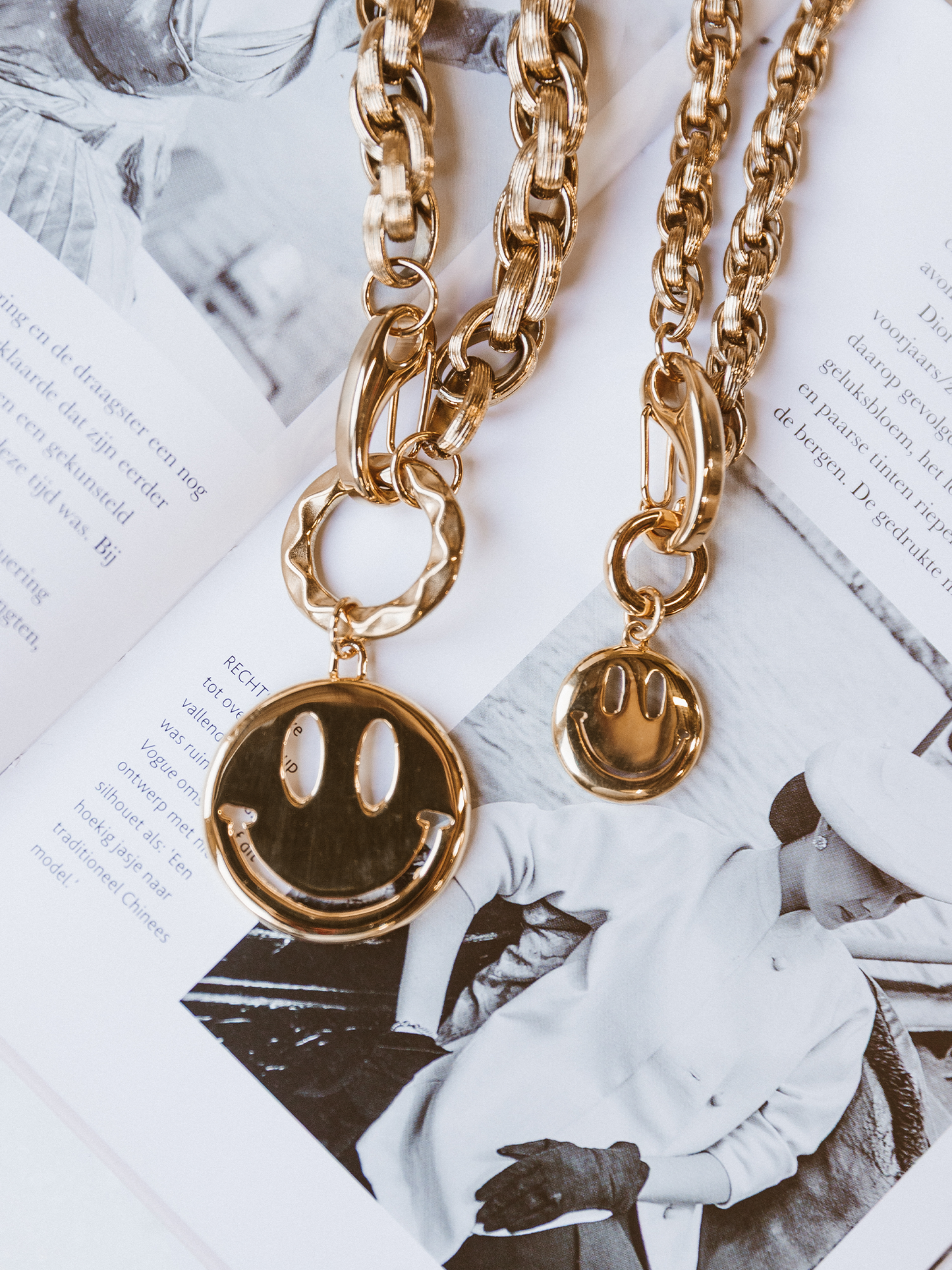 Ketting Fay Smiley Mini - Goud