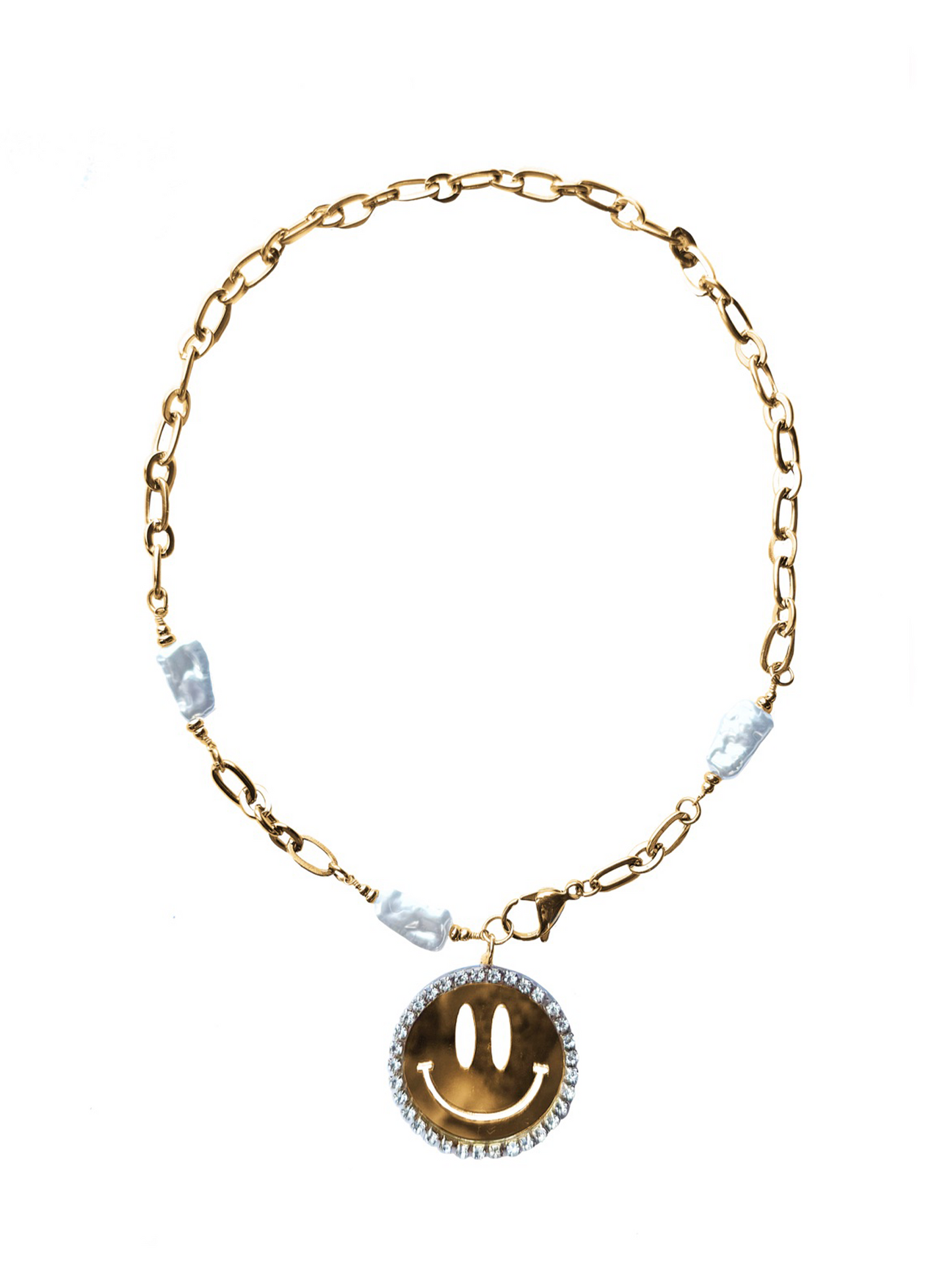 Ketting Smiley Fleur - Goud