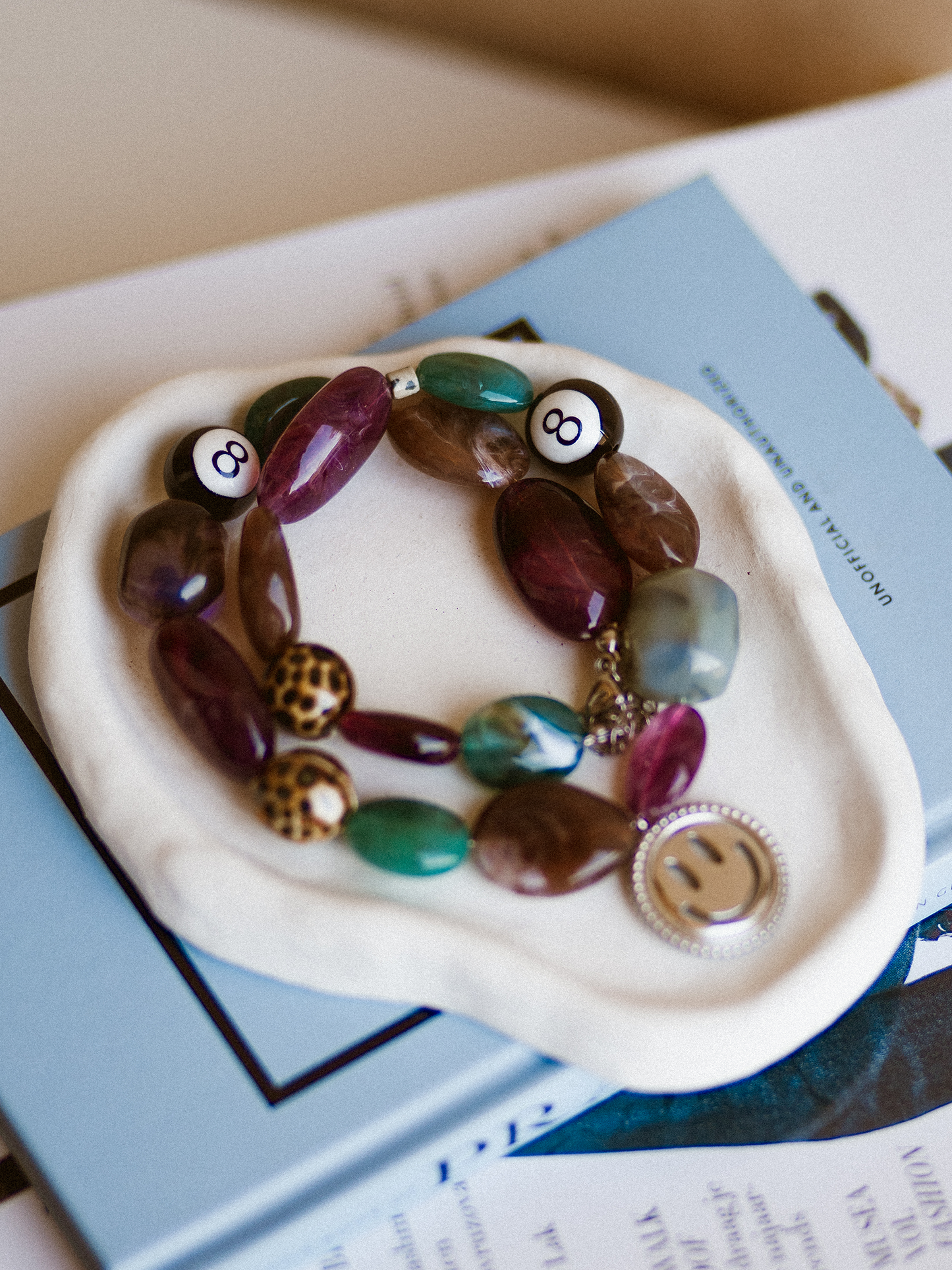 Ketting Vintage Smiley Fay - Zilver