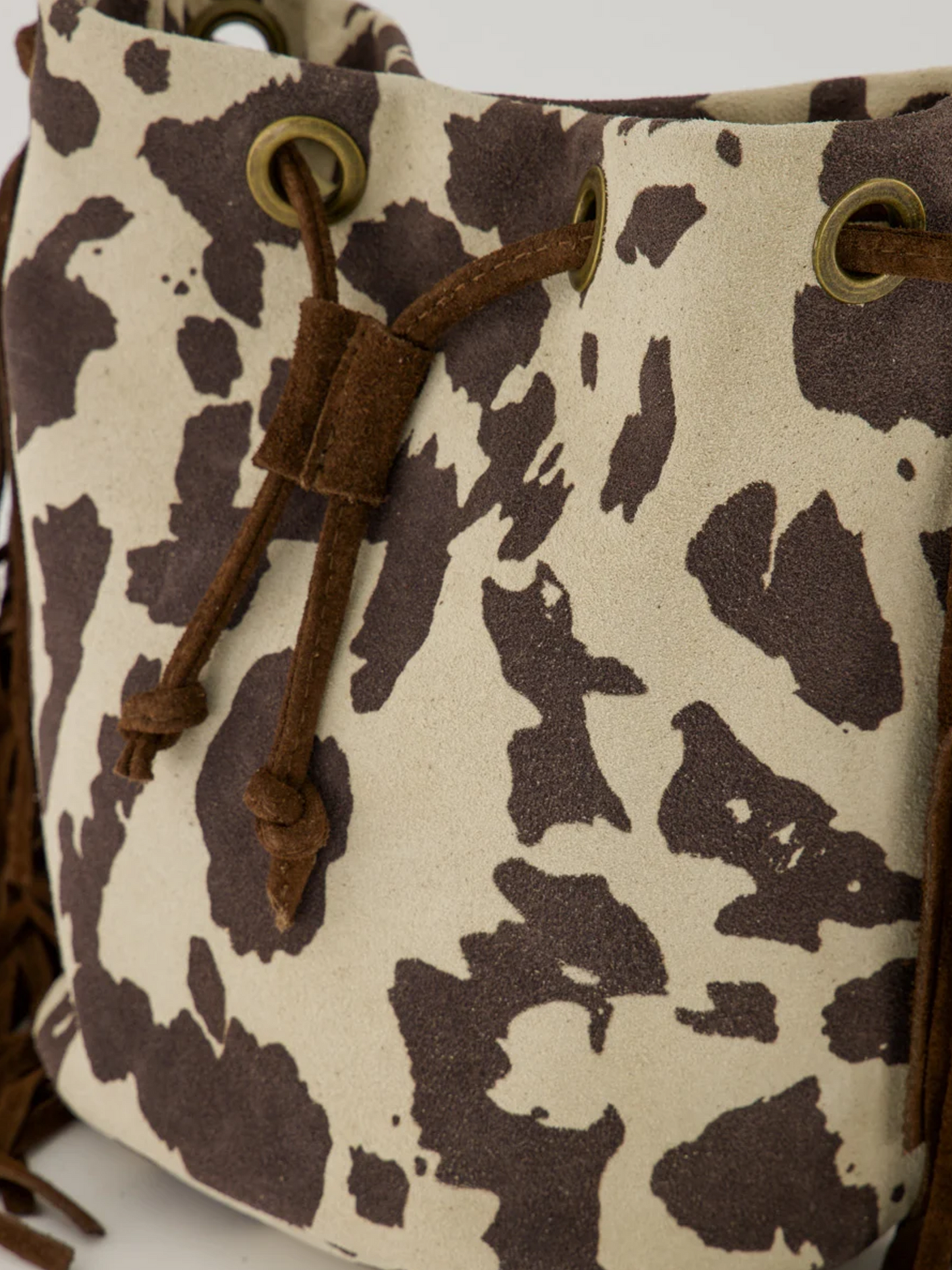 Crossbody Suede Cow - Brown