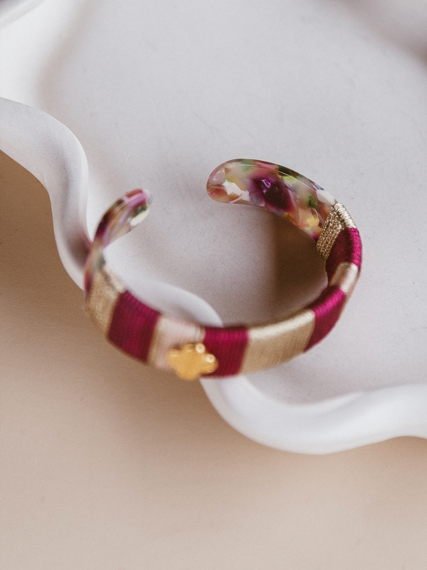 Limited Armband Luna - Bordeaux