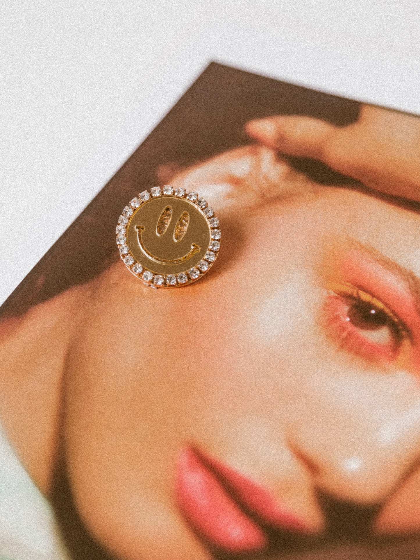 Oorbel Jip Smiley - Goud & Zilver
