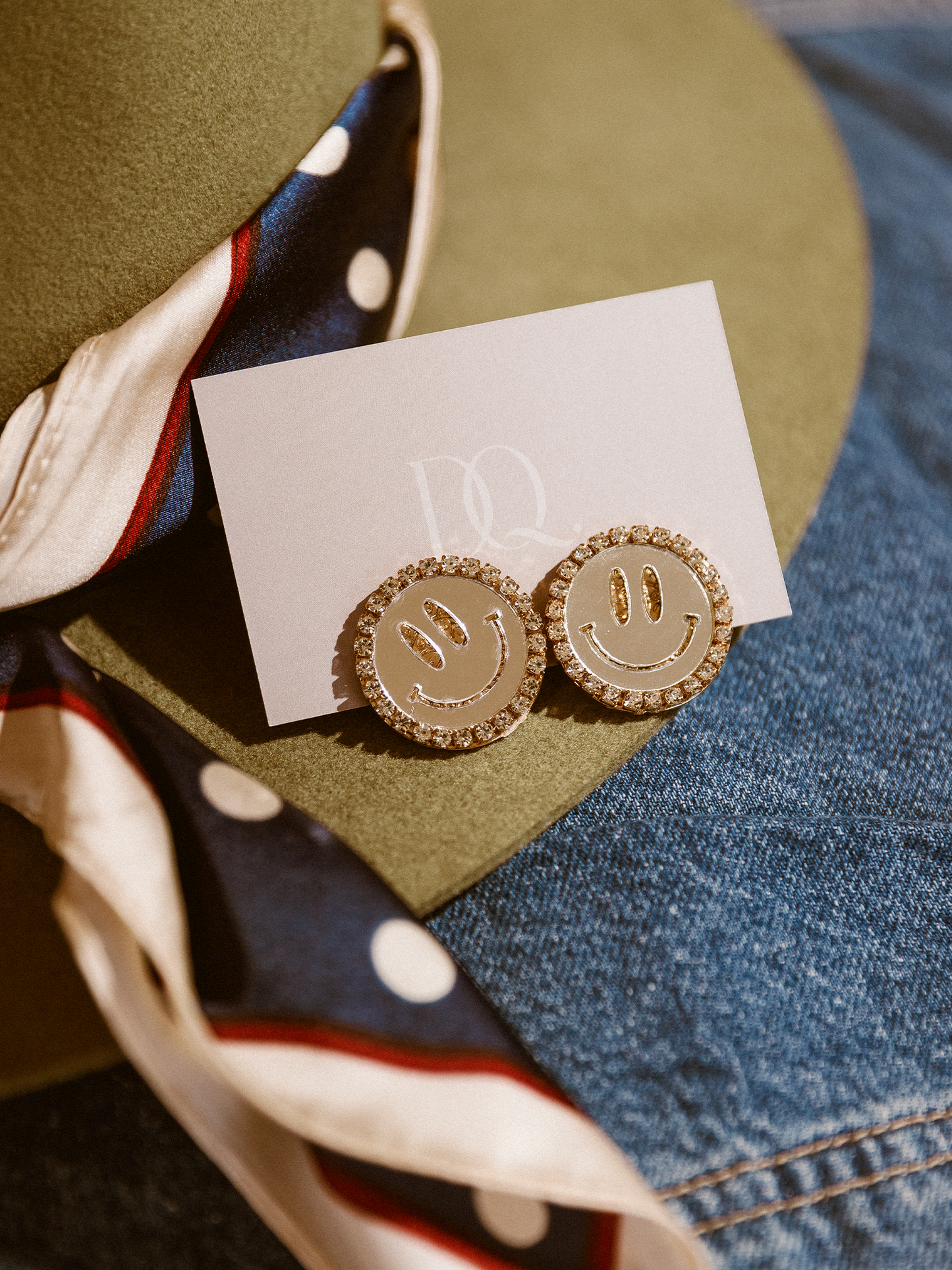 Oorbel Jip Smiley - Goud & Zilver