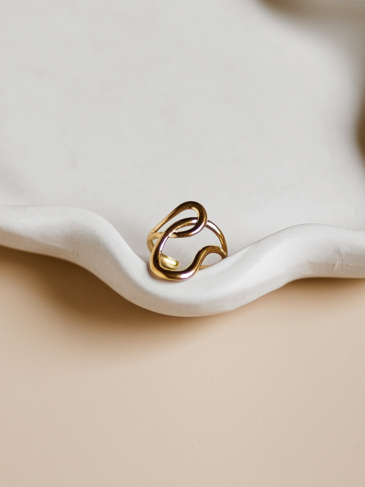 Ring Charlie Minimalistisch - Goud