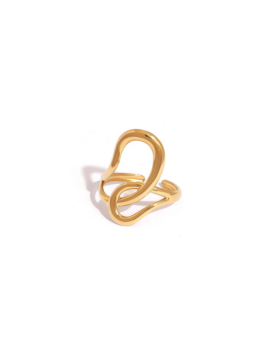 Ring Charlie Minimalistisch - Goud