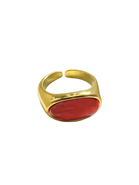 Ring Sophia Bordeaux - Goud