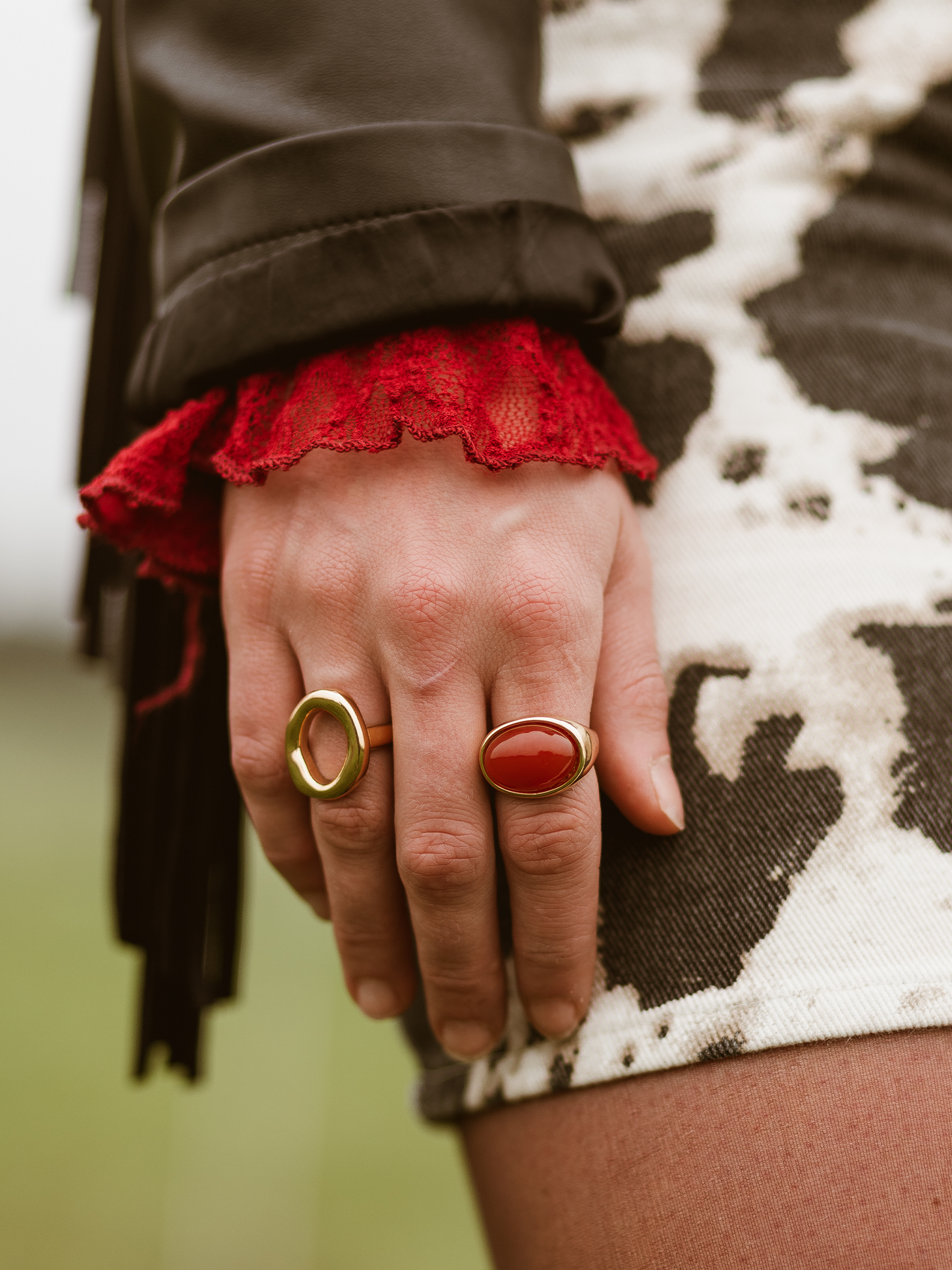Ring Sophia Bordeaux - Goud