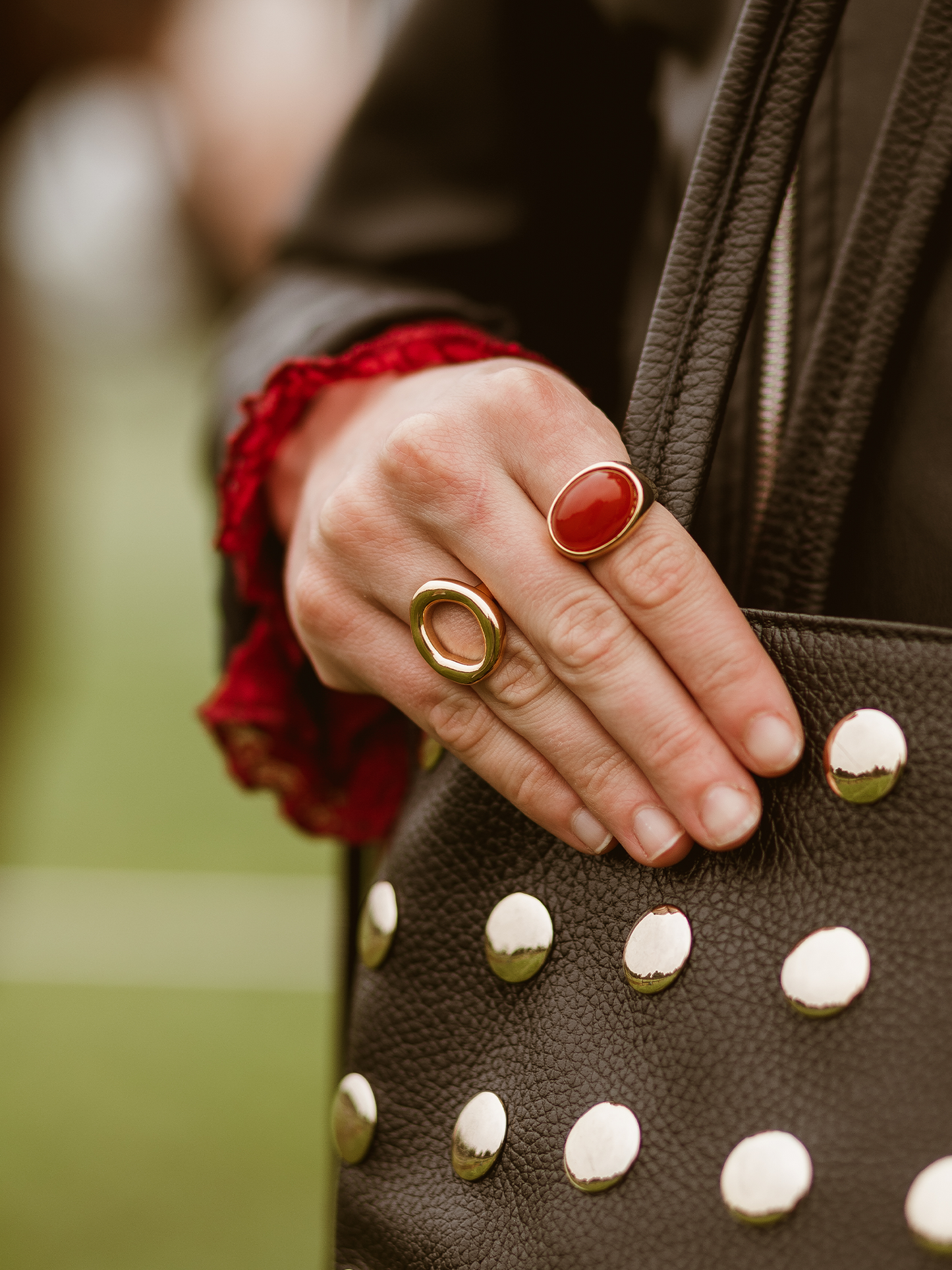 Ring Zara Minimalistisch - Goud