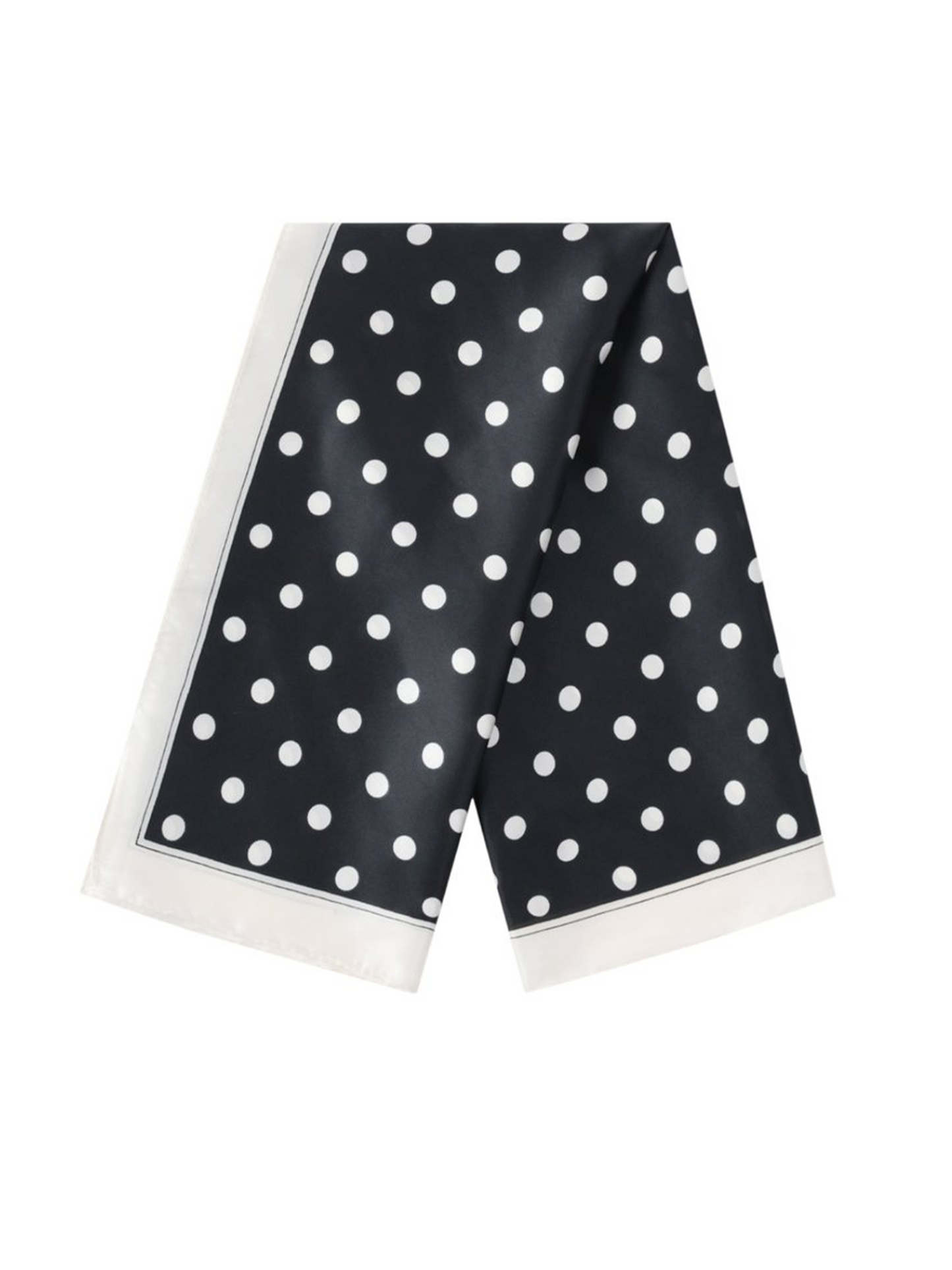 Sjaaltje Polka Dots - Black