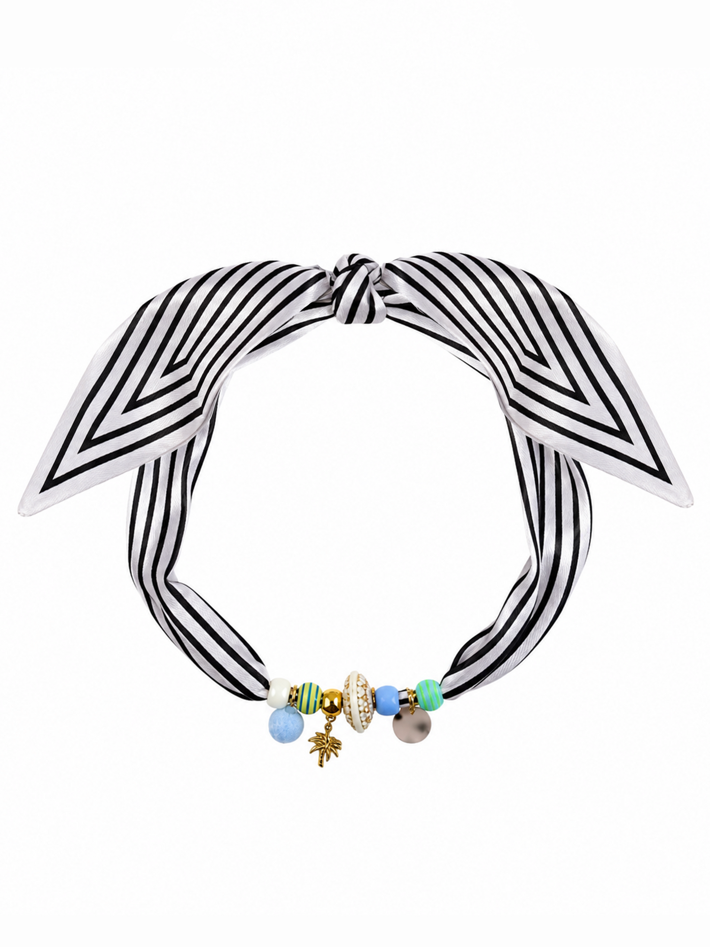 Sjaalsieraad Noé Striped - Goud