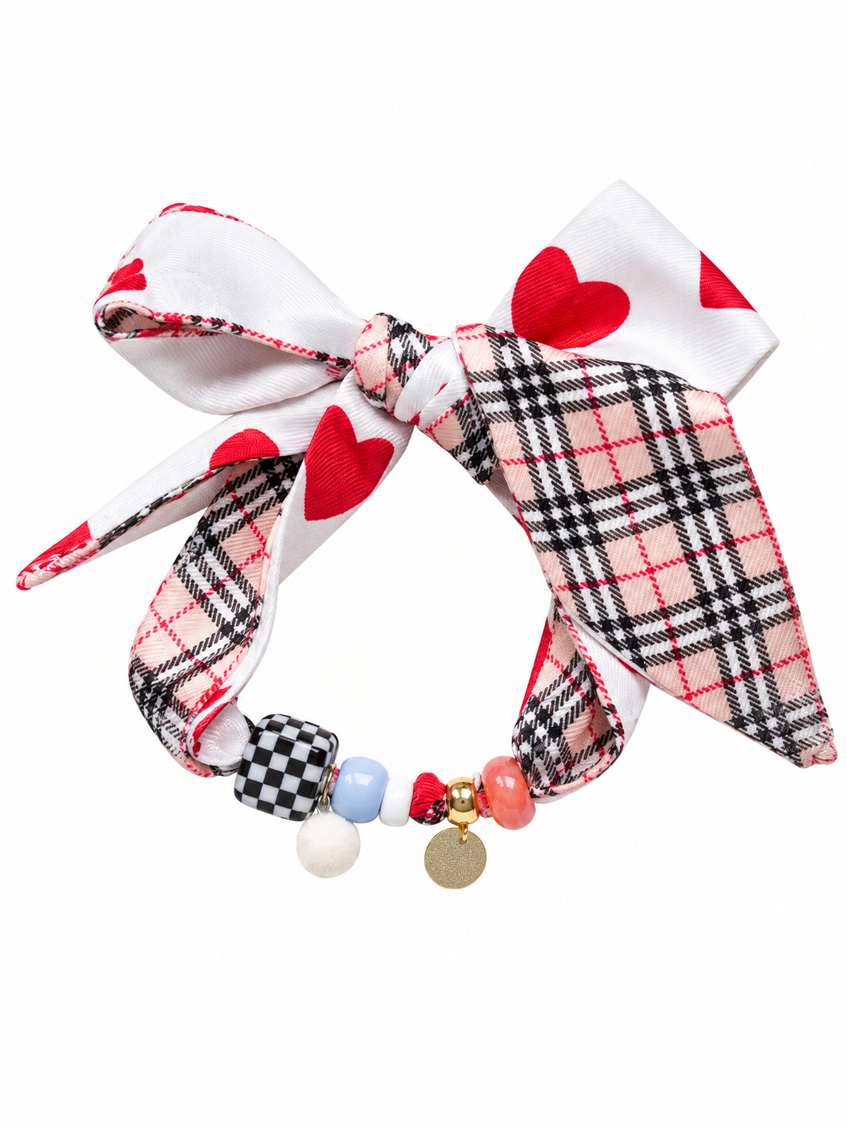 Sjaalsieraad Soof Geruite - Rood