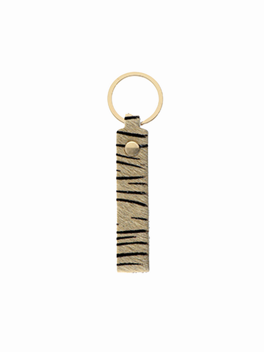Sleutelhanger Zebra - Goud