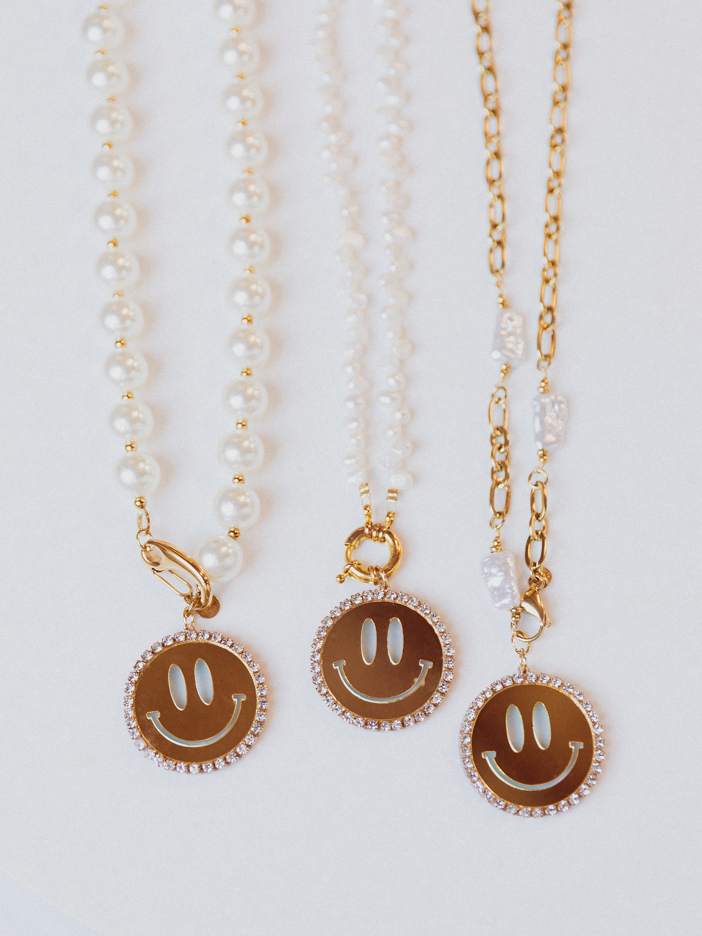 Ketting Smiley Fleur - Goud