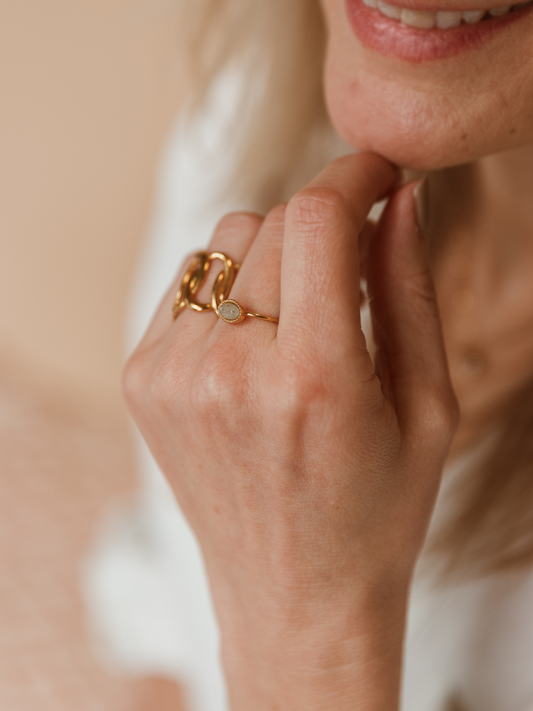 Ring Maeve Diamant - Goud