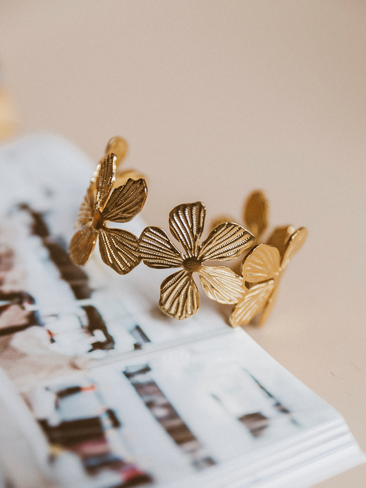 Armband Femm Bloem - Goud