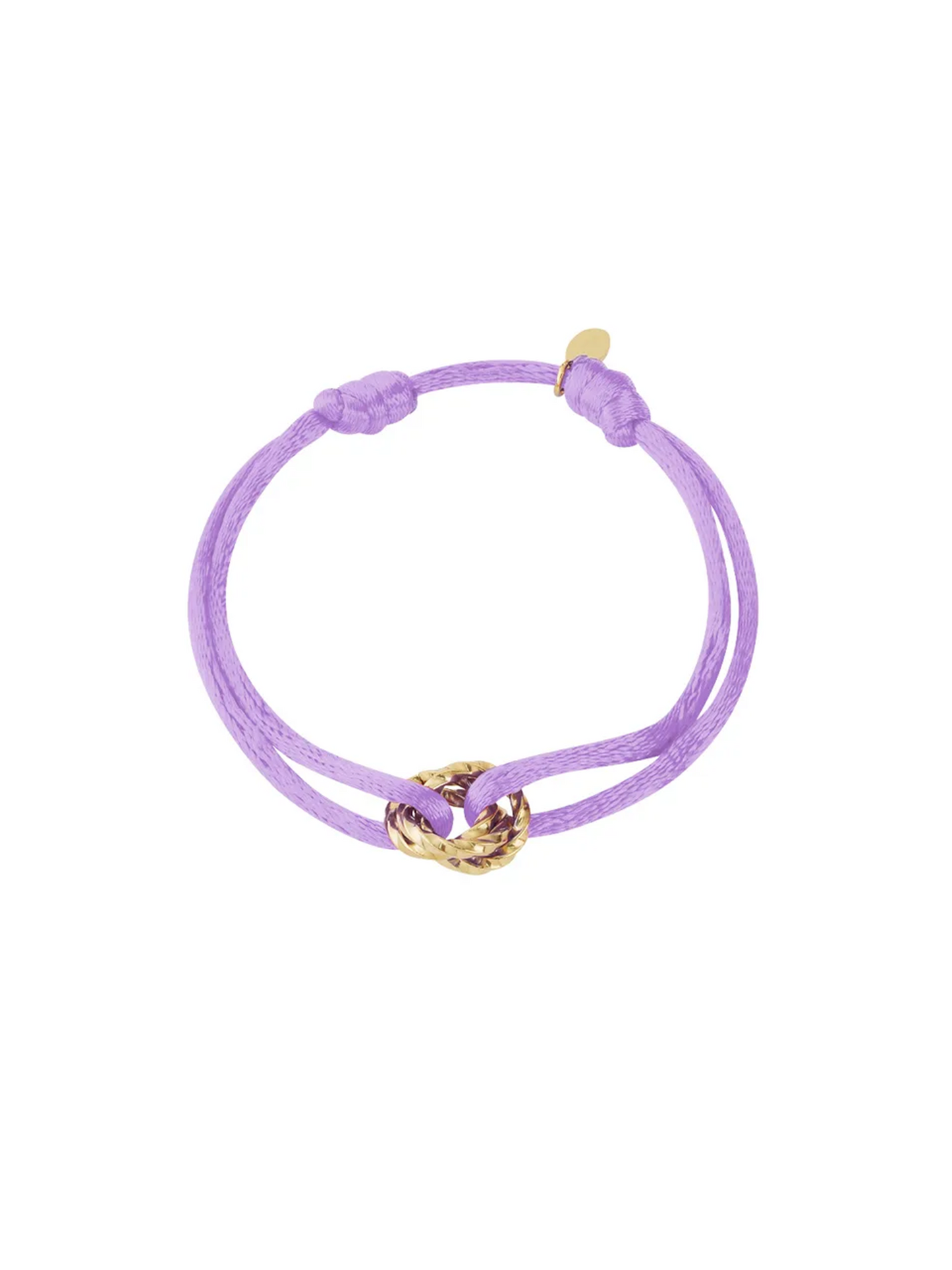 Armband Floor Lilac - Goud