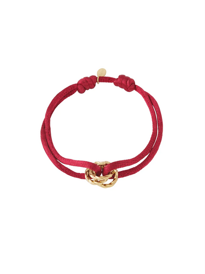 Armband Flora Red - Goud