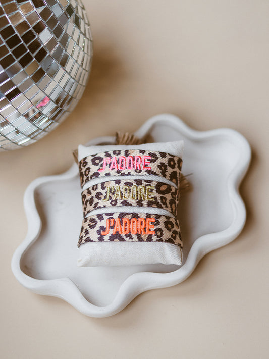 Armband J'adore Leopard - Orange