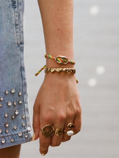 Armband Kiki Multi Color - Goud