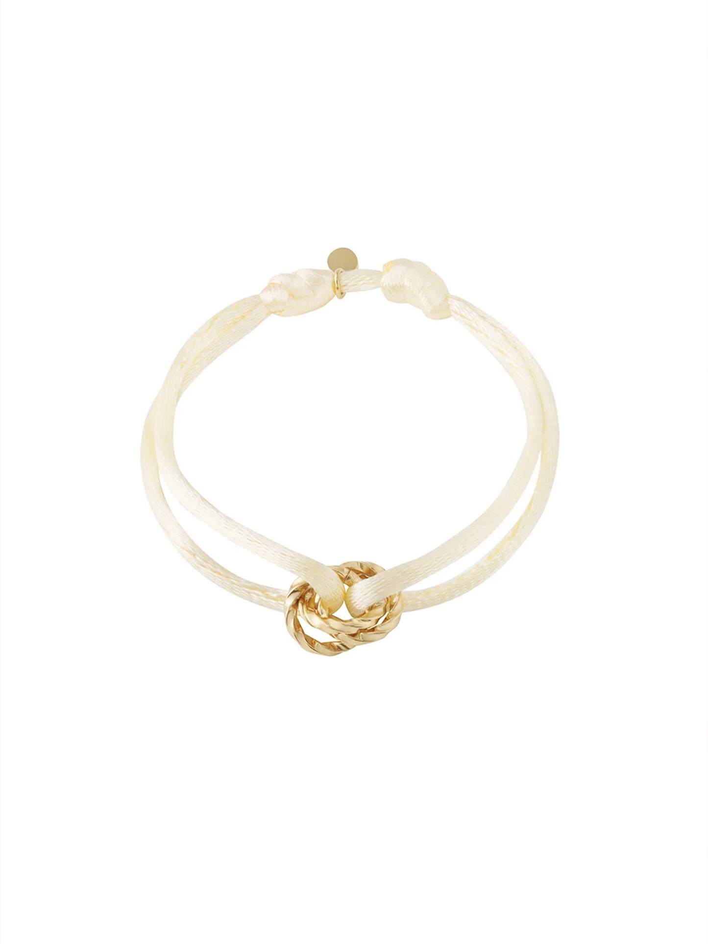 Armband Flora Beige - Goud
