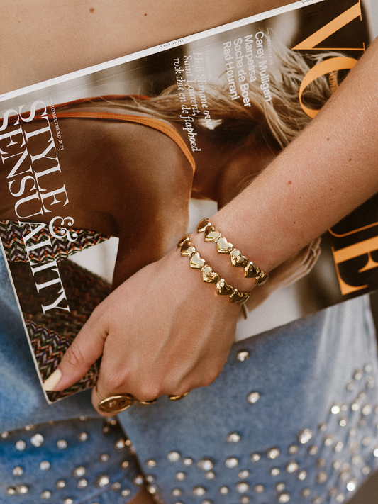 Armband Hearts Lola - Goud