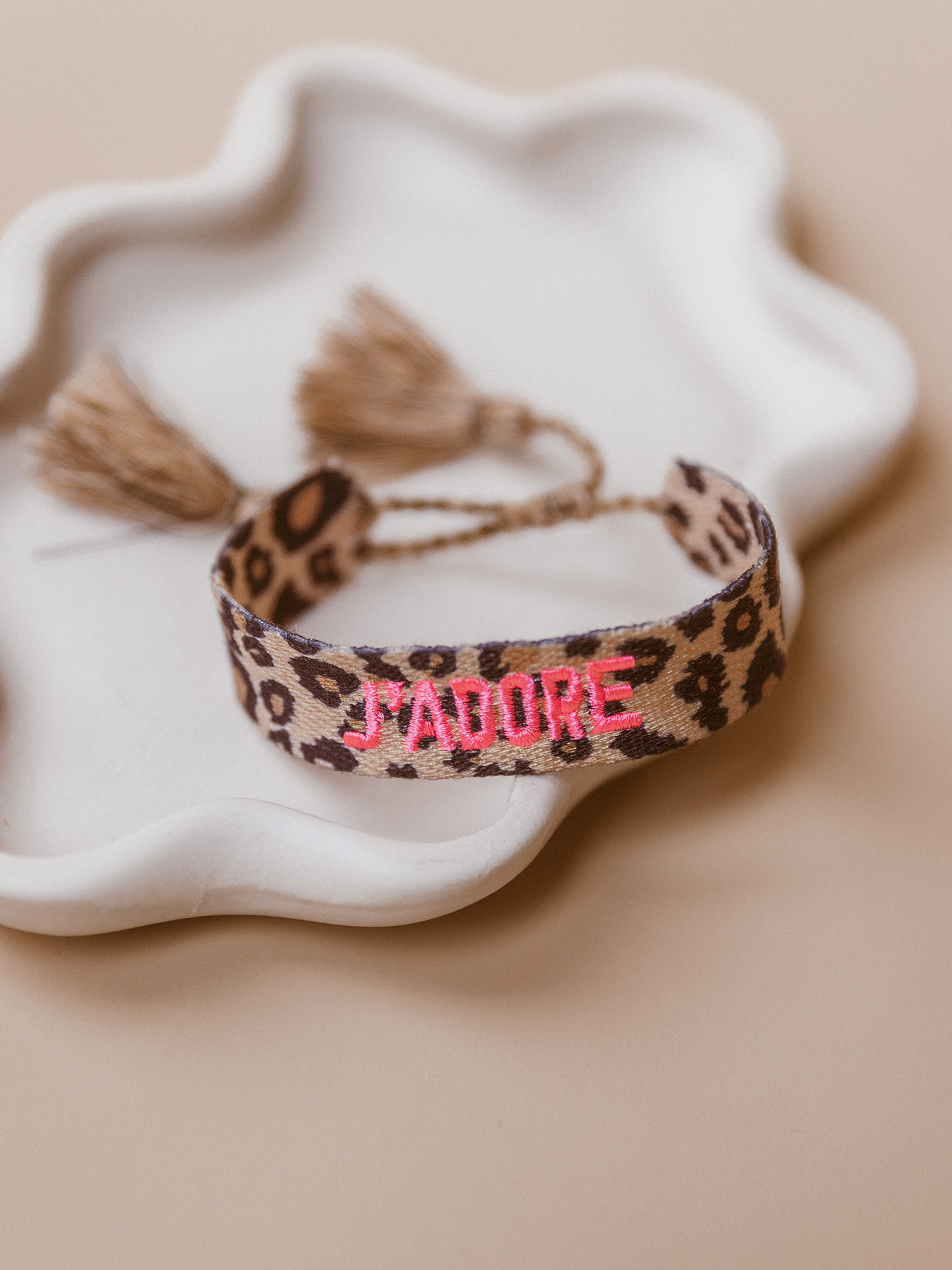 Armband J'adore Leopard - Pink