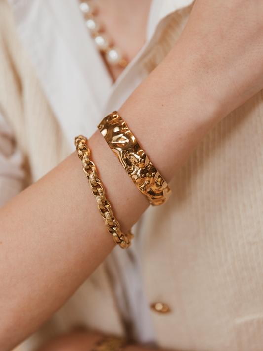 Armband Schakel Fay - Goud