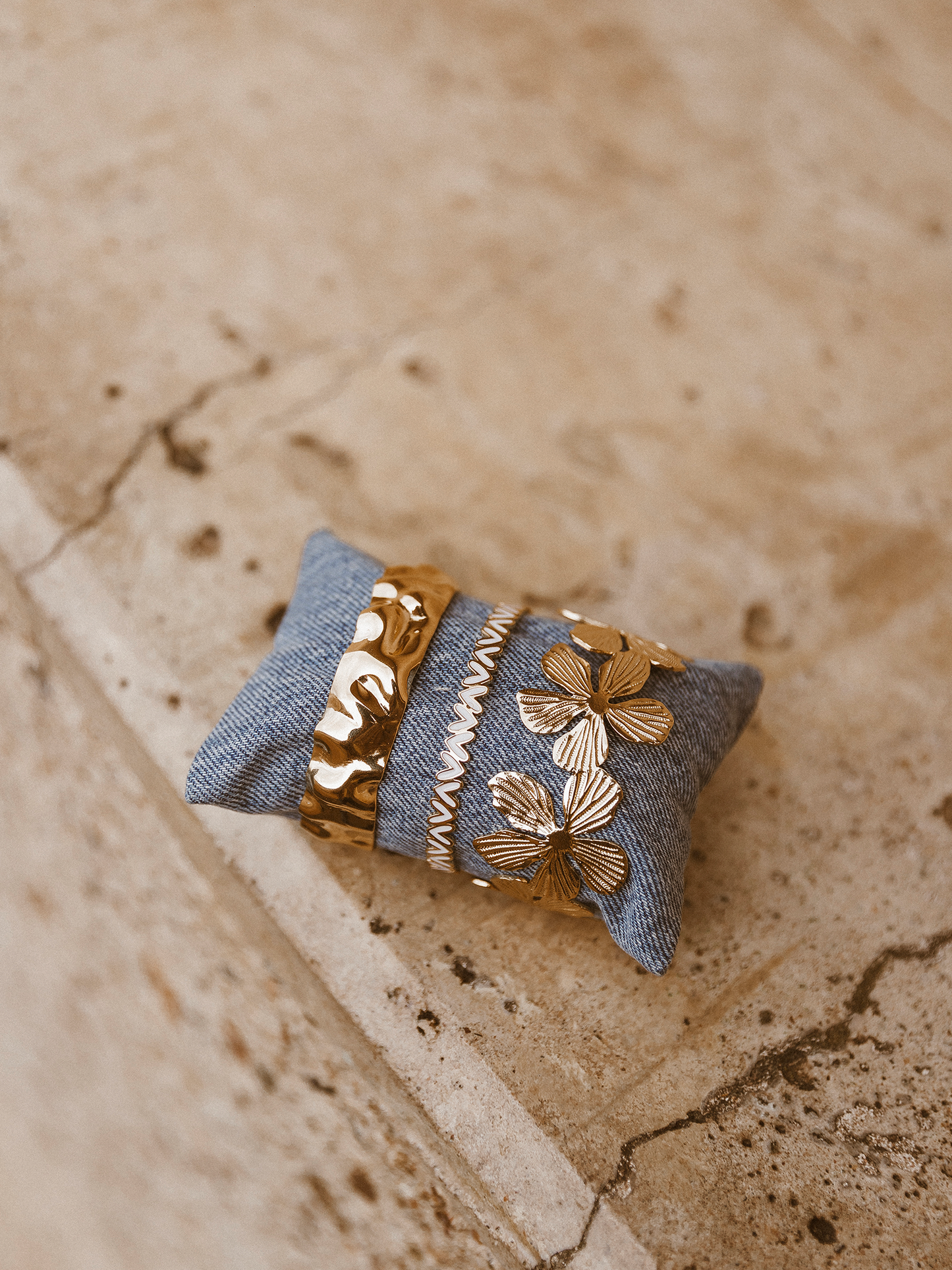 Armband Femm Bloem - Goud