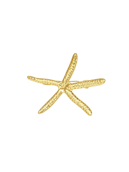 Broche Clip Zeester - Goud
