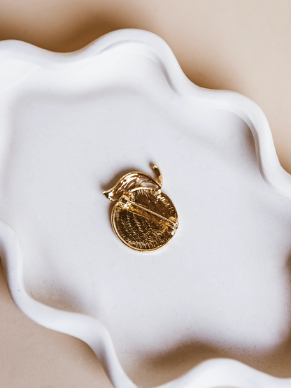 Broche Sinaasappel - Goud