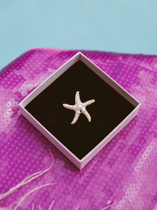 Broche Zeester - Goud