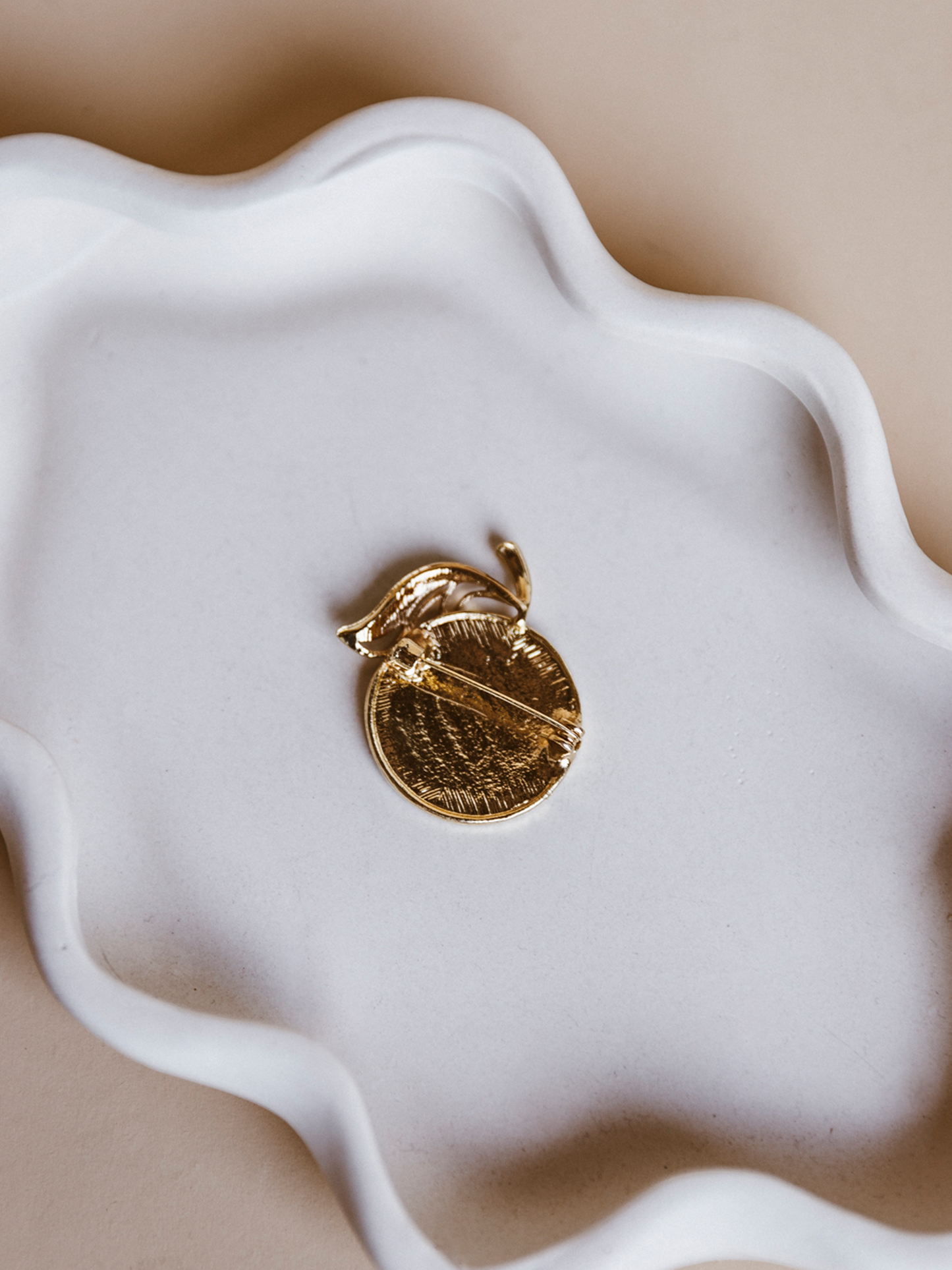 Broche Sinaasappel - Goud