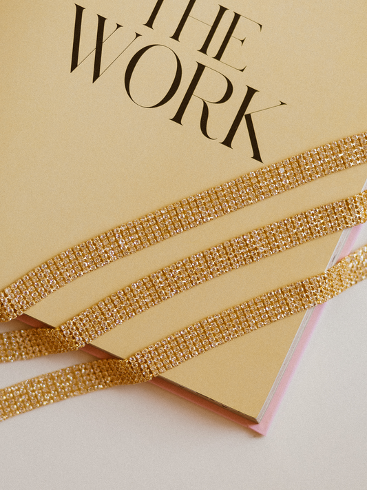 Glitter Choker - Goud