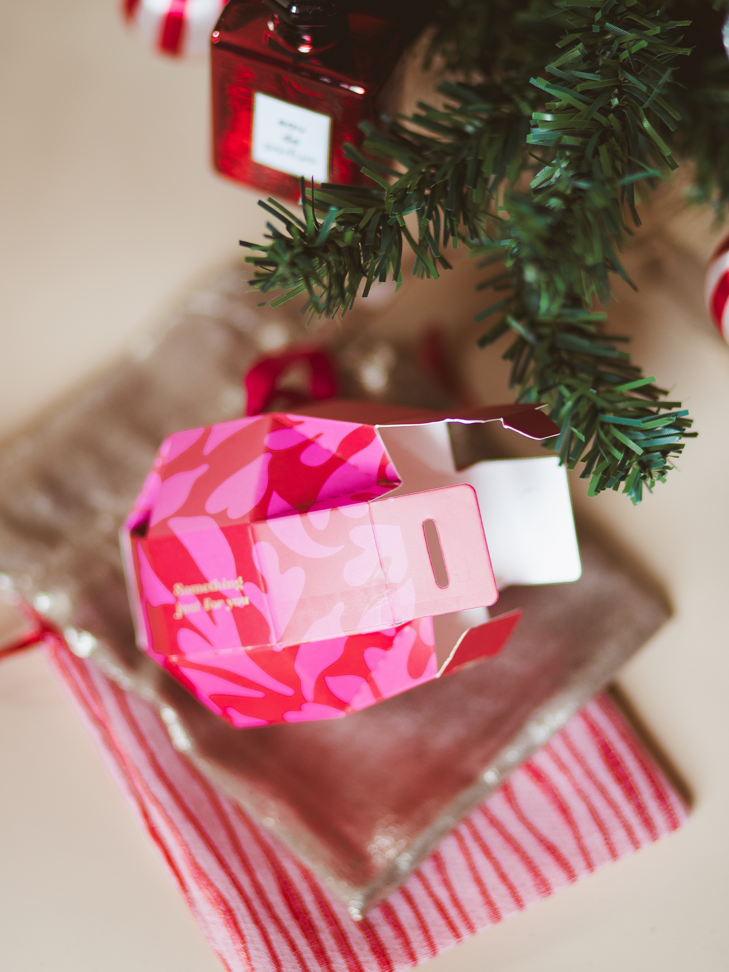 Sieraden Doosje Kerstbal - Roze