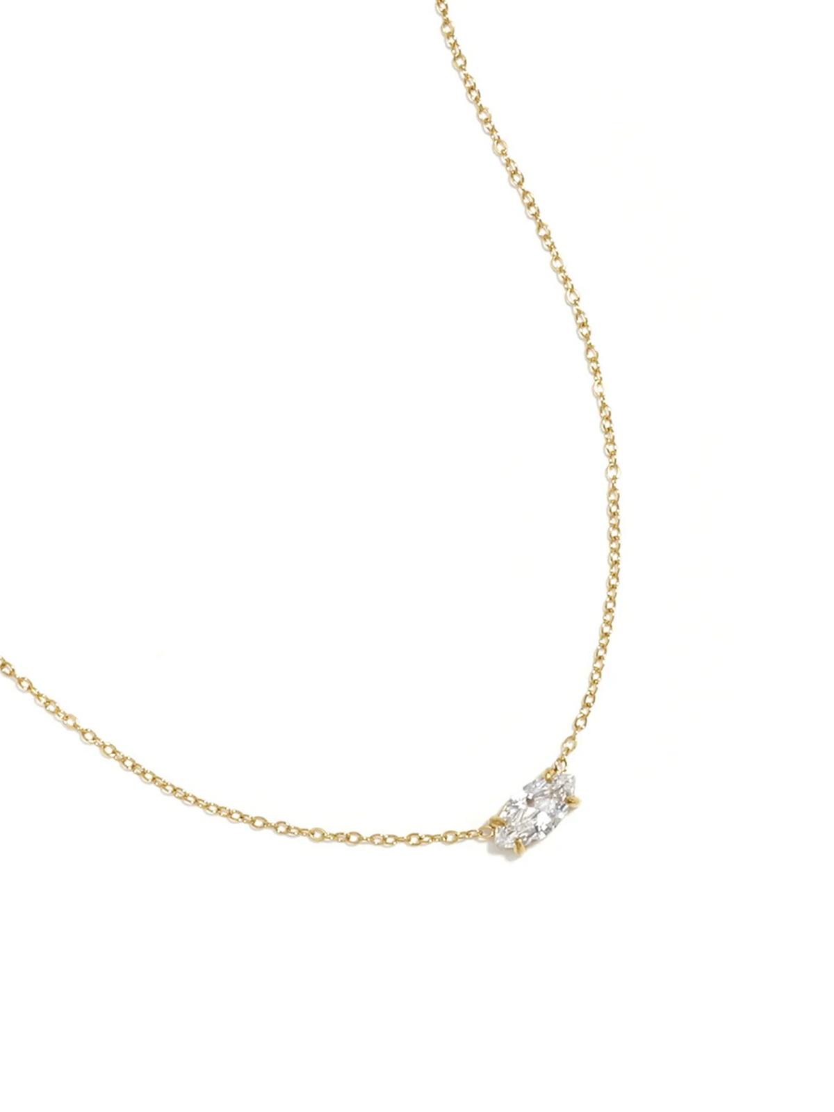 Ketting Aniek Diamant - Goud