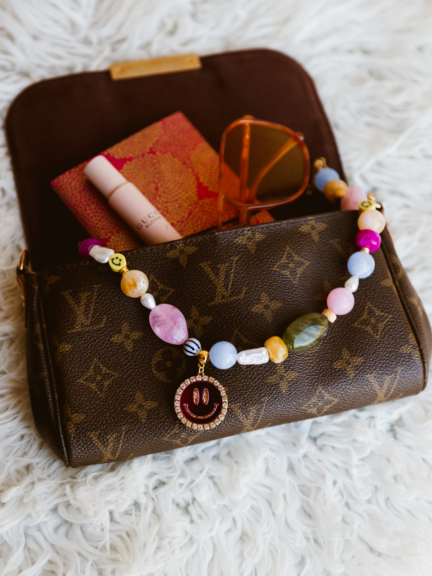 Ketting Dreamy Suus Smiley - Pink