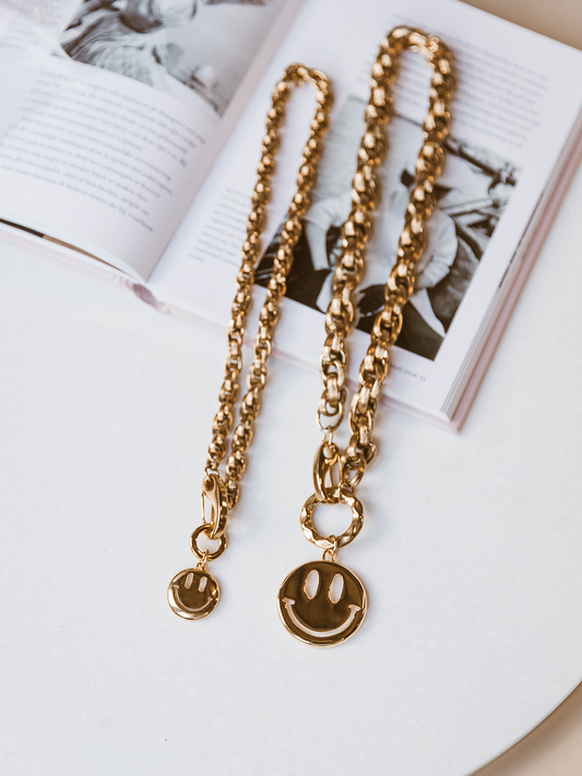 Ketting Fay Smiley Mini - Goud