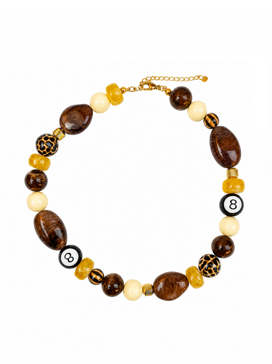 Ketting Golden Sofie - Bruin