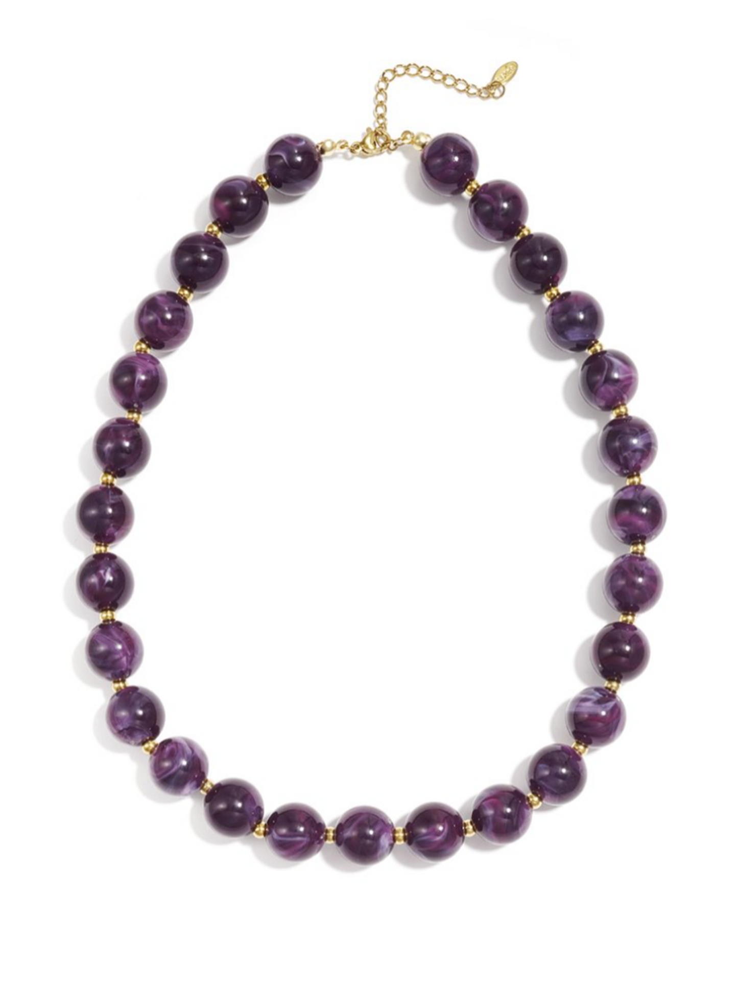 Ketting Kralen - Purple