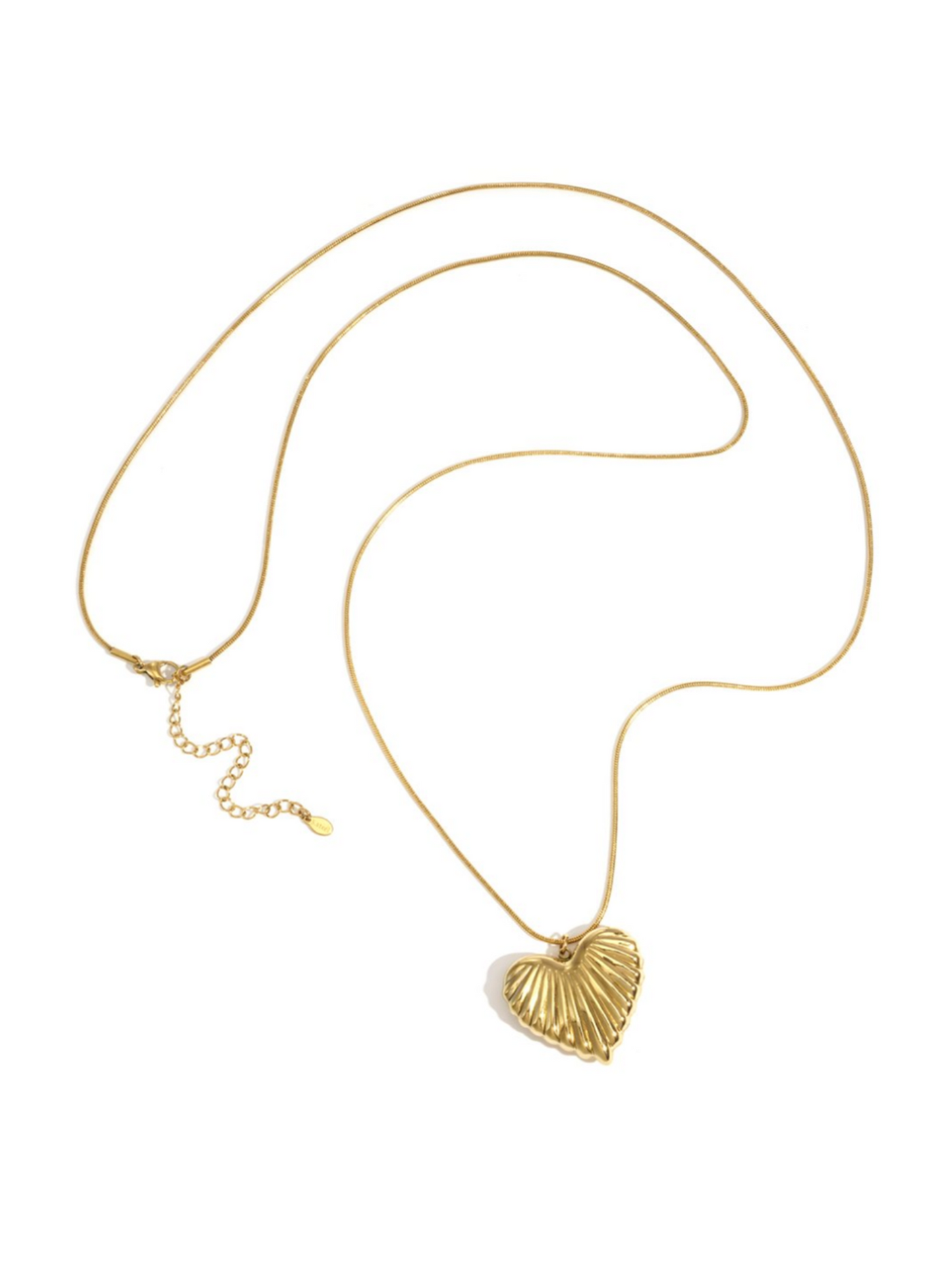 Ketting Lang Nina Hart - Goud